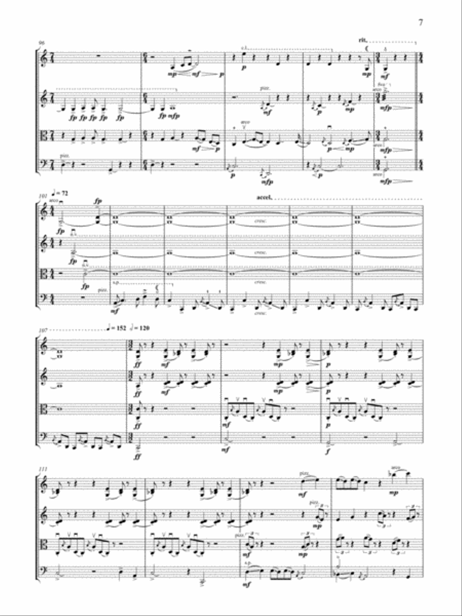 Song of the Ch'in String Quartet scores gallery preview page 6