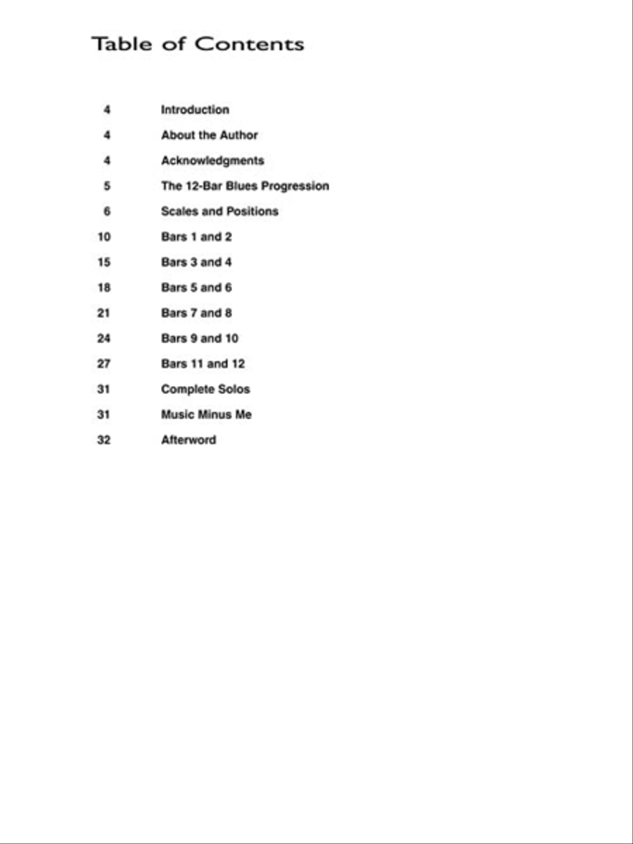Blues by the Bar Blues by the Bar Electric Guitar scores gallery preview page 3