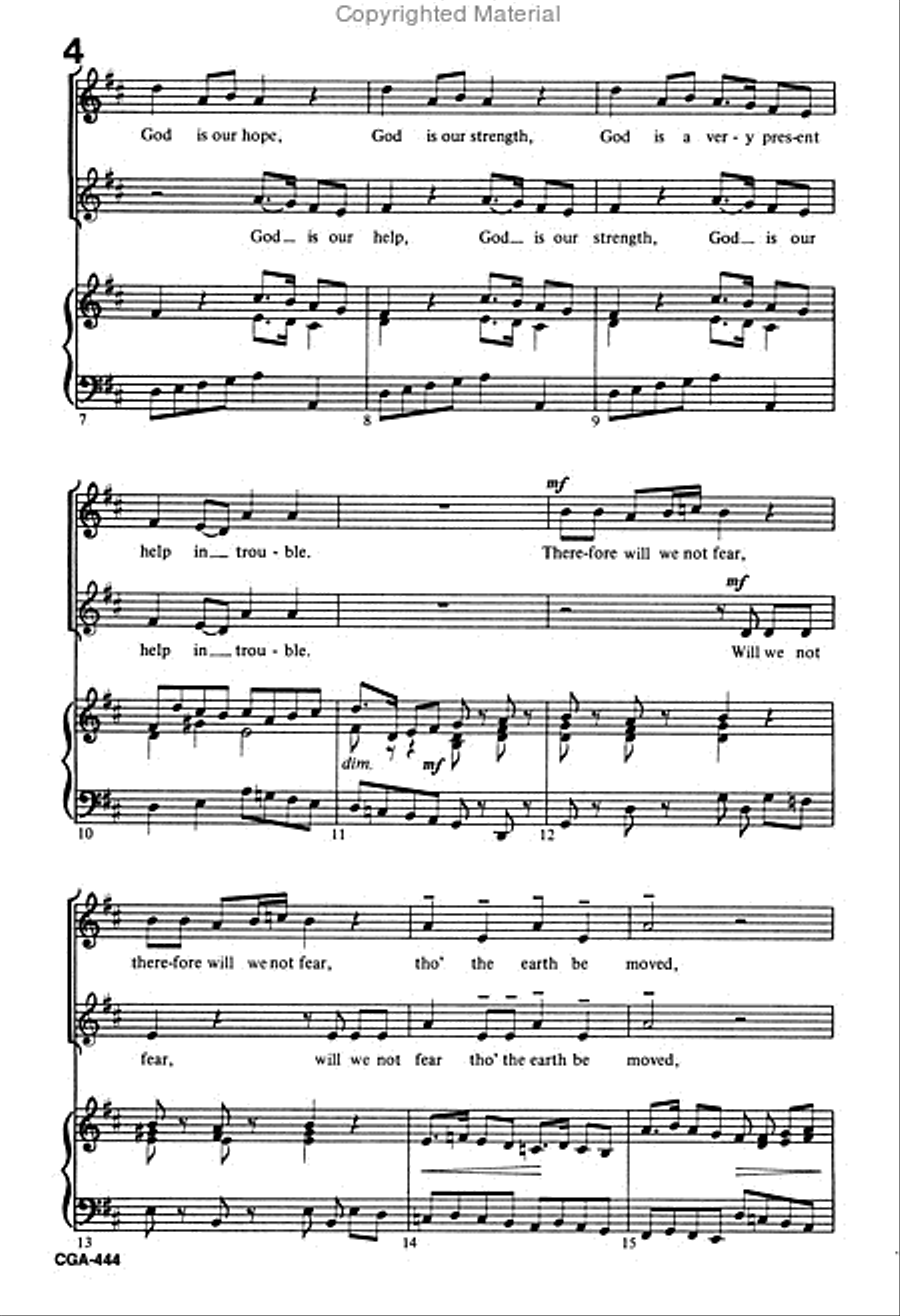 God Is Our Hope 2-Part scores gallery preview page 3