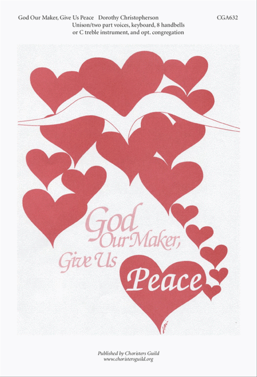 God, Our Maker, Give Us Peace Unison Choir scores gallery preview page 1
