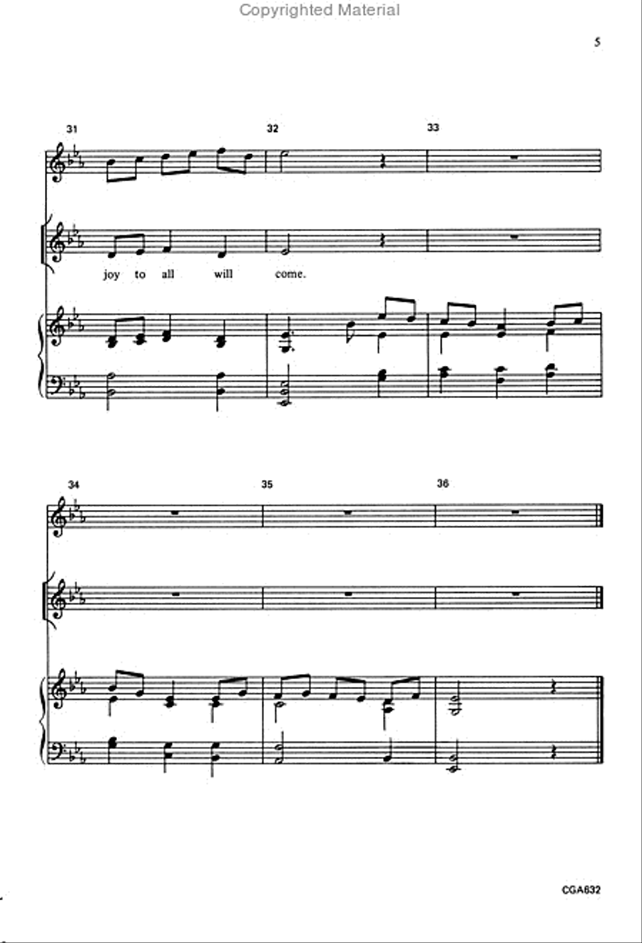 God, Our Maker, Give Us Peace Unison Choir scores gallery preview page 5
