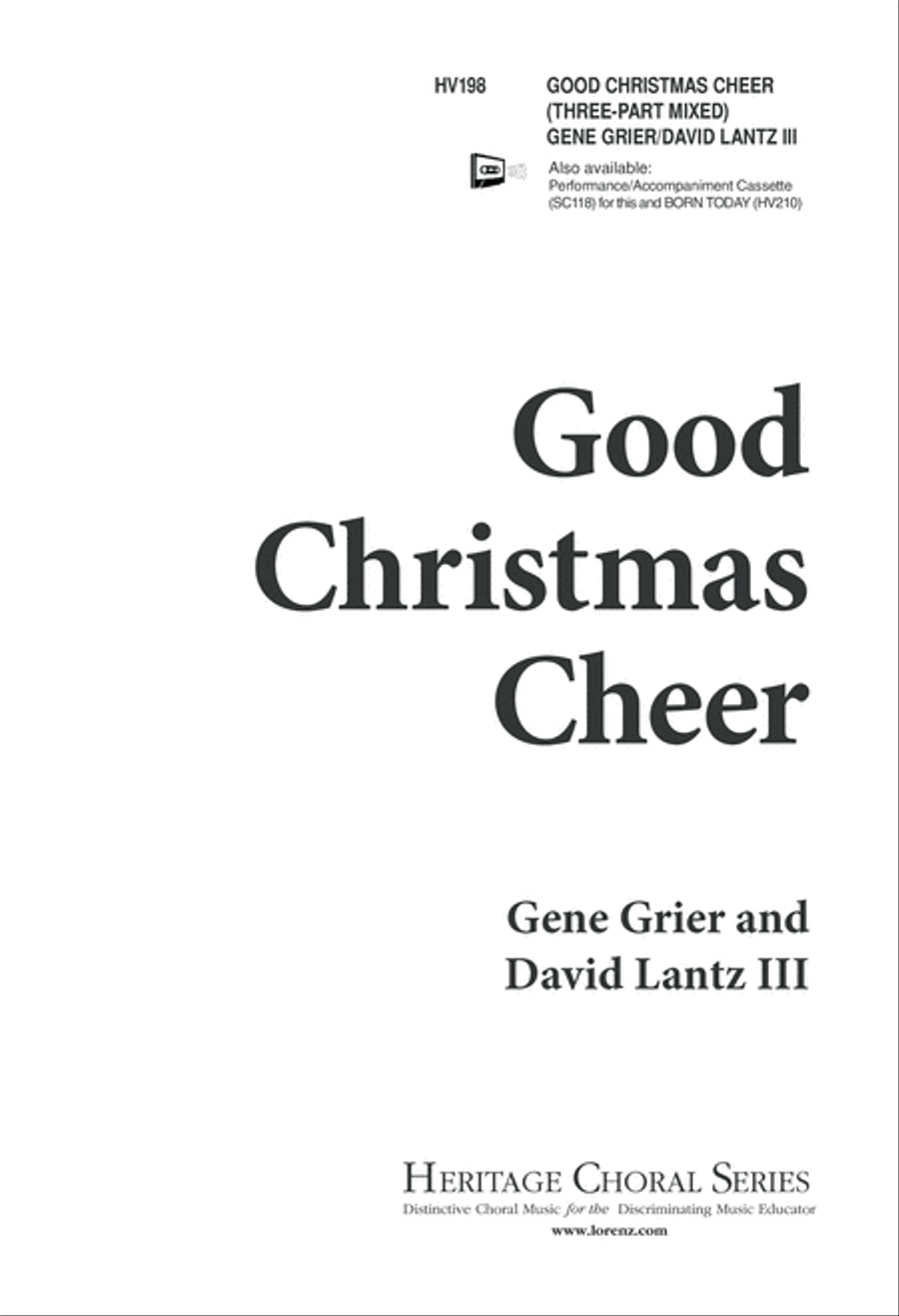 Good Christmas Cheer Good Christmas Cheer 3-Part scores gallery preview page 2
