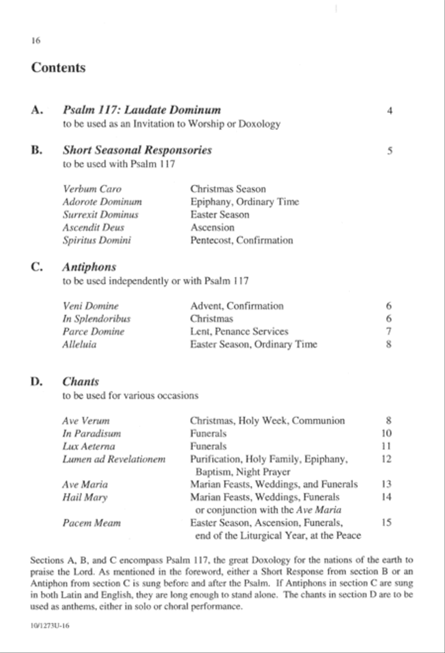 Gregorian Chant Gregorian Chant Unison Choir scores gallery preview page 17
