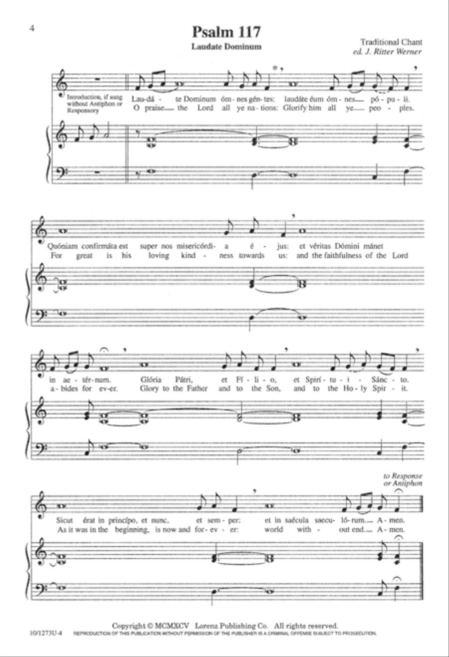Gregorian Chant Gregorian Chant Unison Choir scores gallery preview page 5