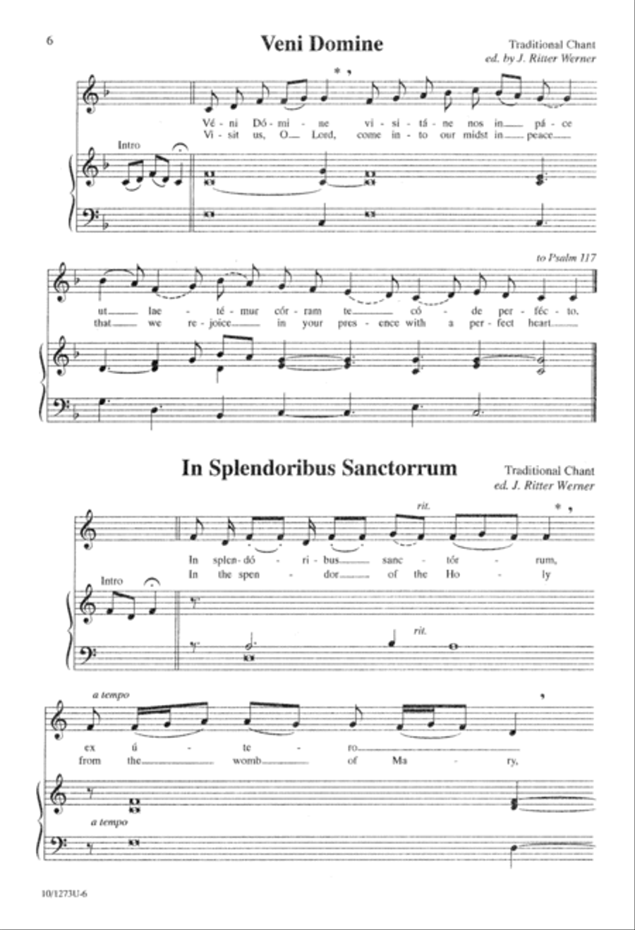 Gregorian Chant Gregorian Chant Unison Choir scores gallery preview page 7