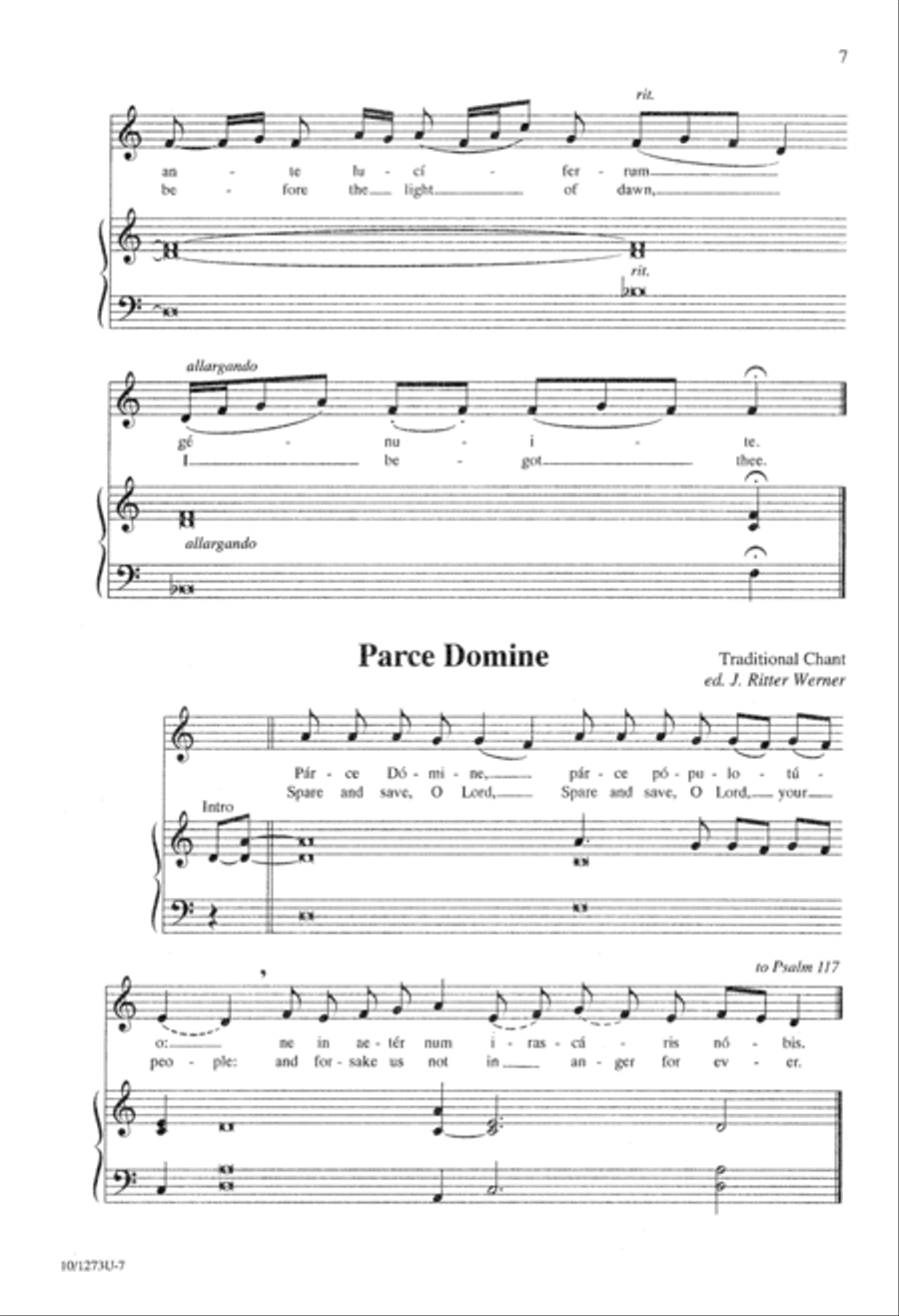 Gregorian Chant Gregorian Chant Unison Choir scores gallery preview page 8
