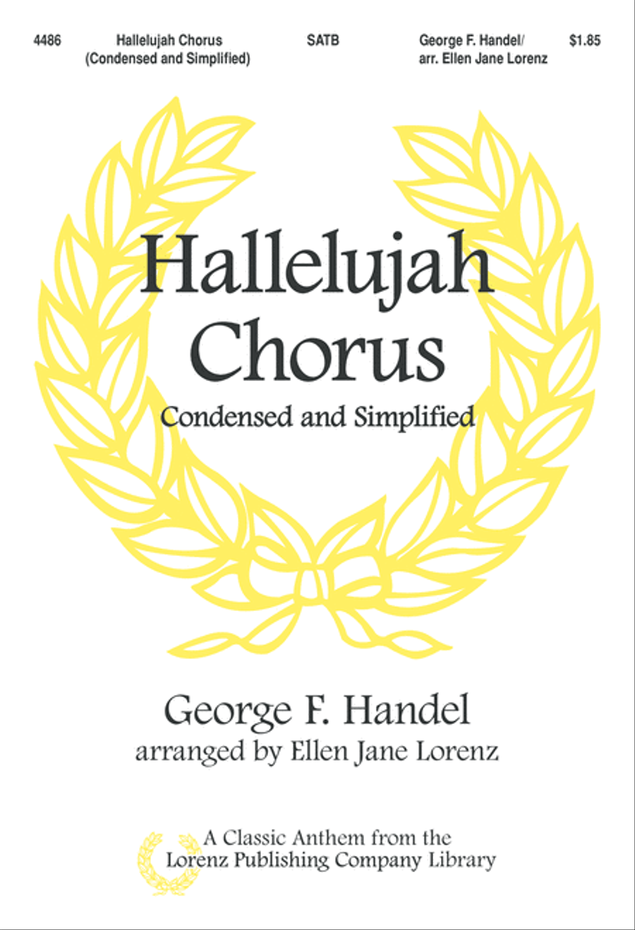 The Hallelujah Chorus, Condensed and Simplified 4-Part scores gallery preview page 2