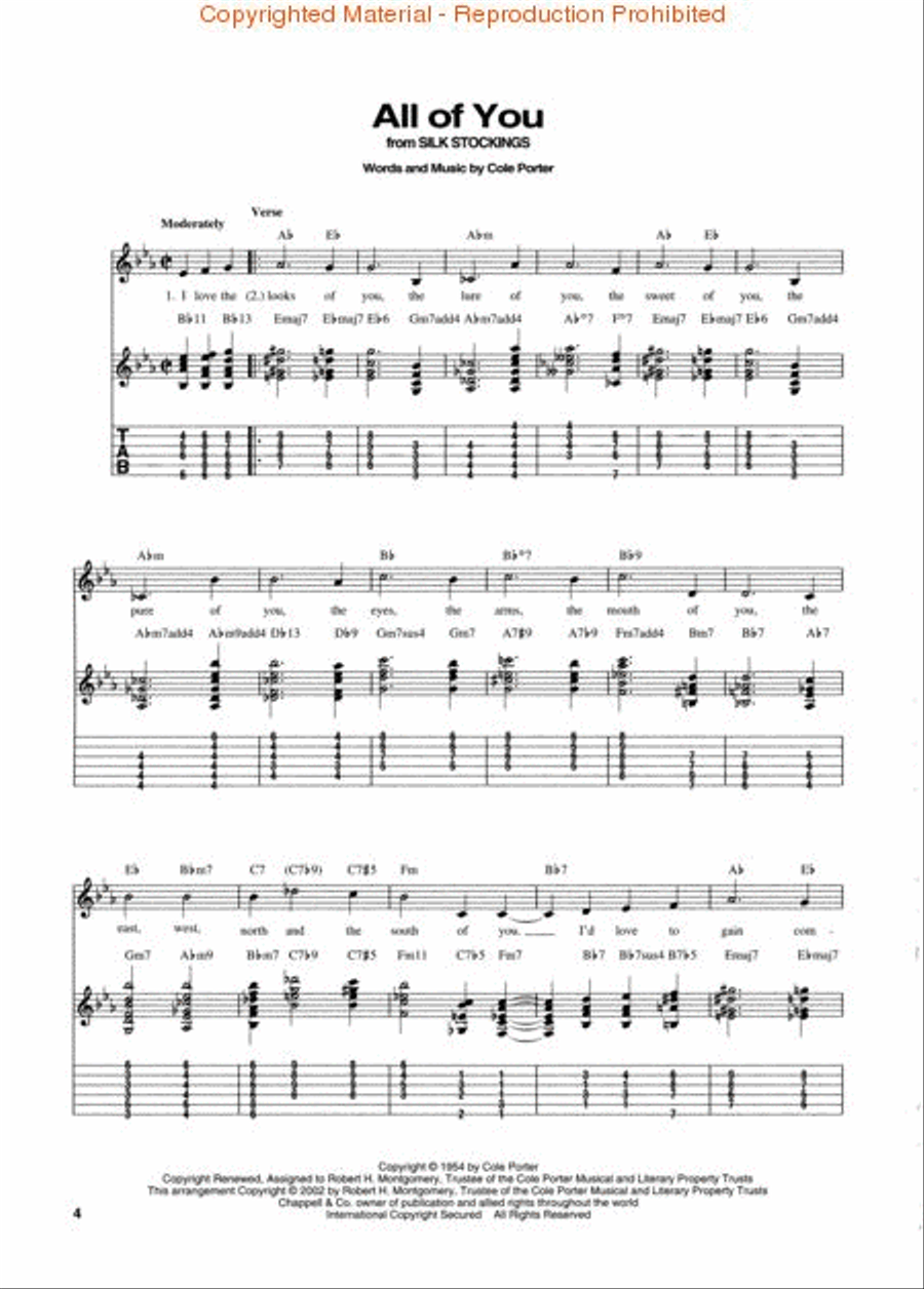 Jazz Classics for Solo Guitar Electric Guitar scores gallery preview page 2