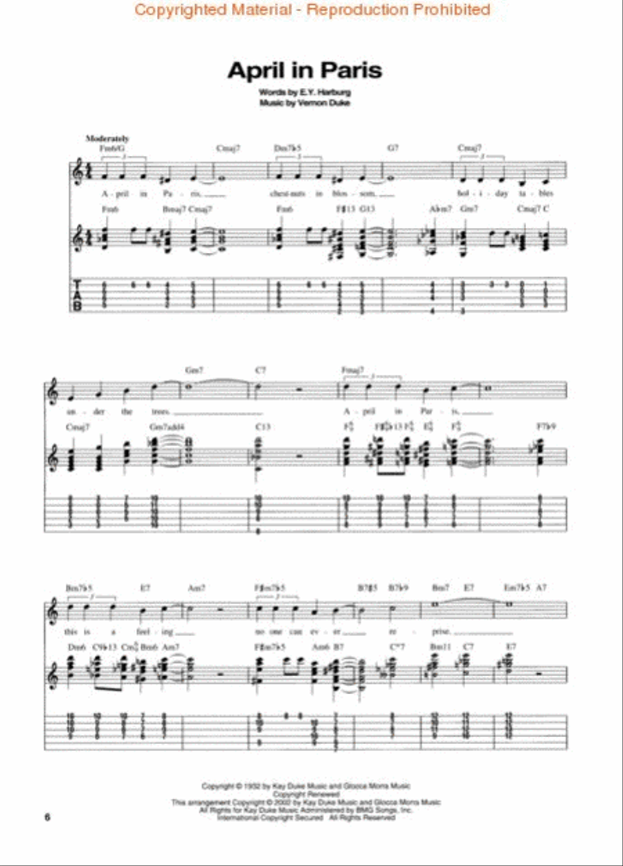 Jazz Classics for Solo Guitar Electric Guitar scores gallery preview page 3