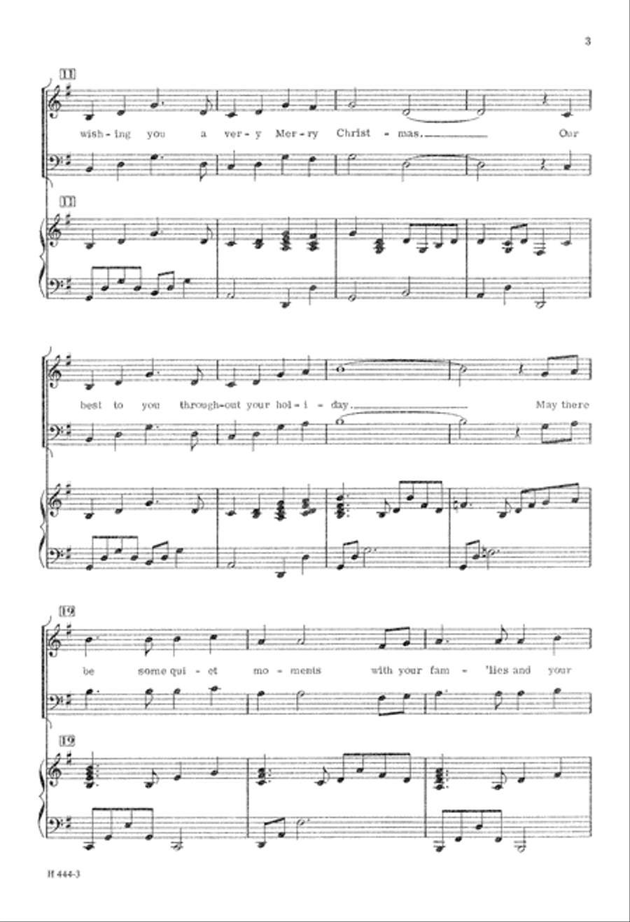 Have a Very Merry Christmas 4-Part scores gallery preview page 4