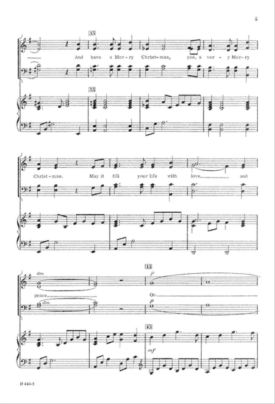 Have a Very Merry Christmas 4-Part scores gallery preview page 6