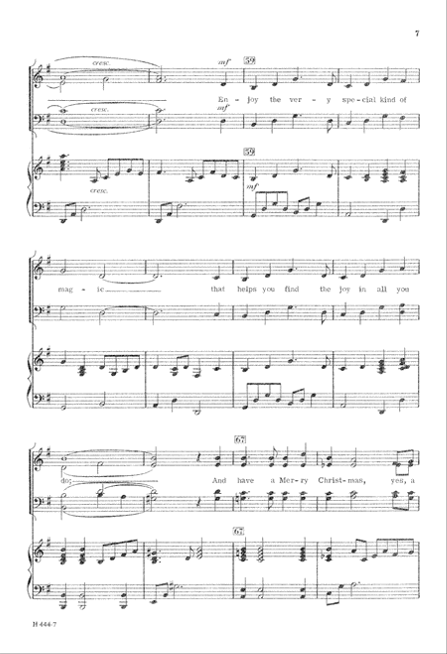 Have a Very Merry Christmas 4-Part scores gallery preview page 8