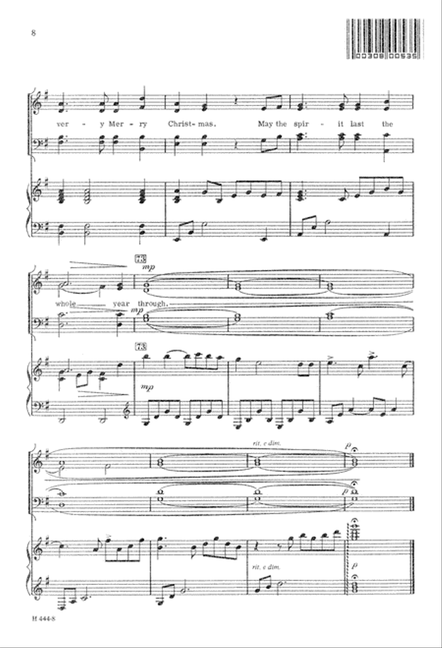 Have a Very Merry Christmas 4-Part scores gallery preview page 9