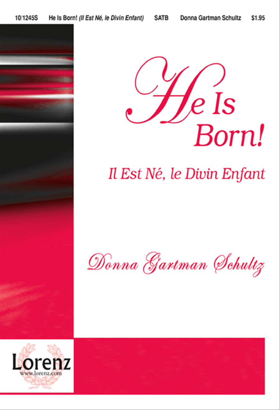 He Is Born He Is Born 4-Part scores gallery preview page 1