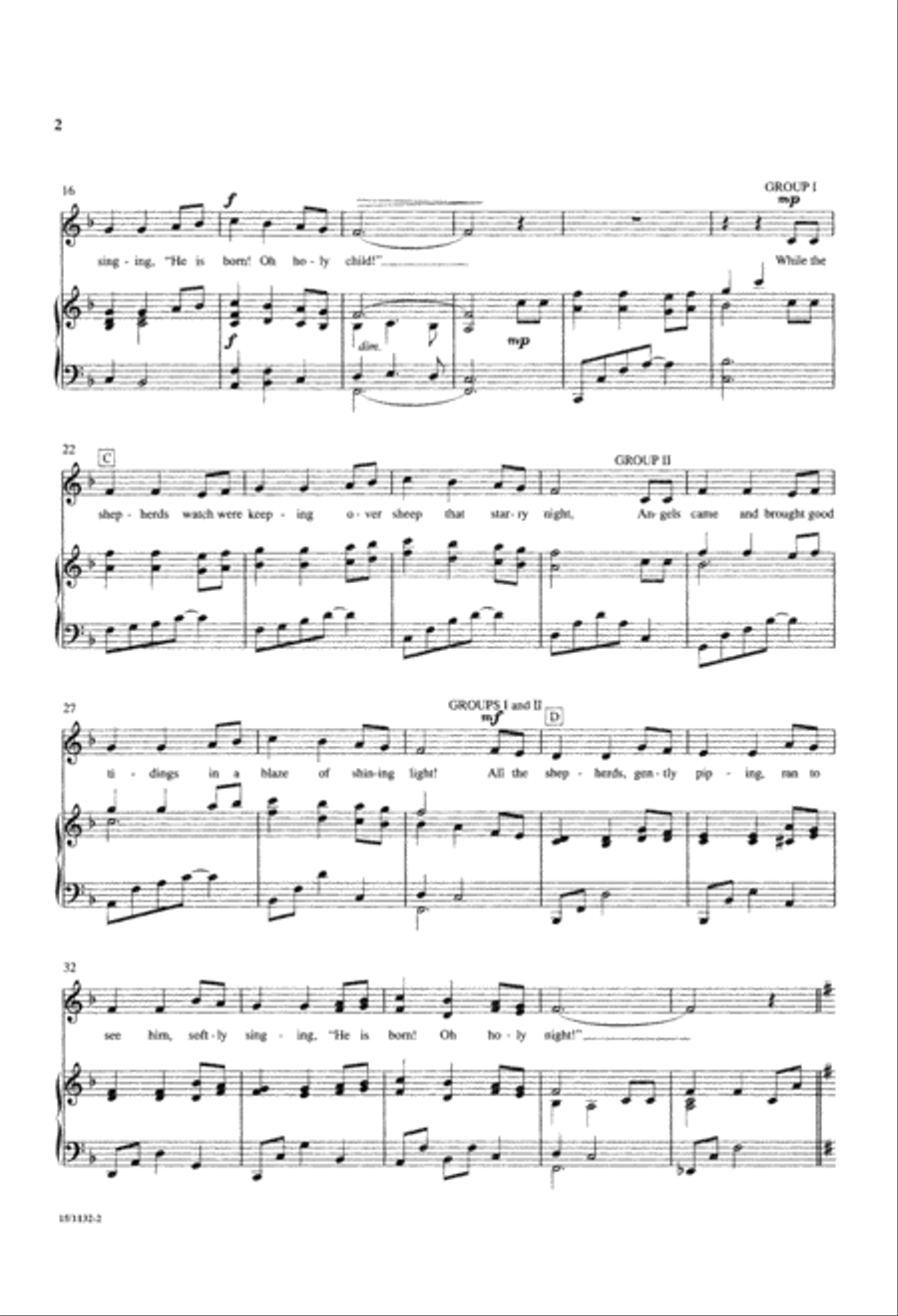He Is Born 2-Part scores gallery preview page 3