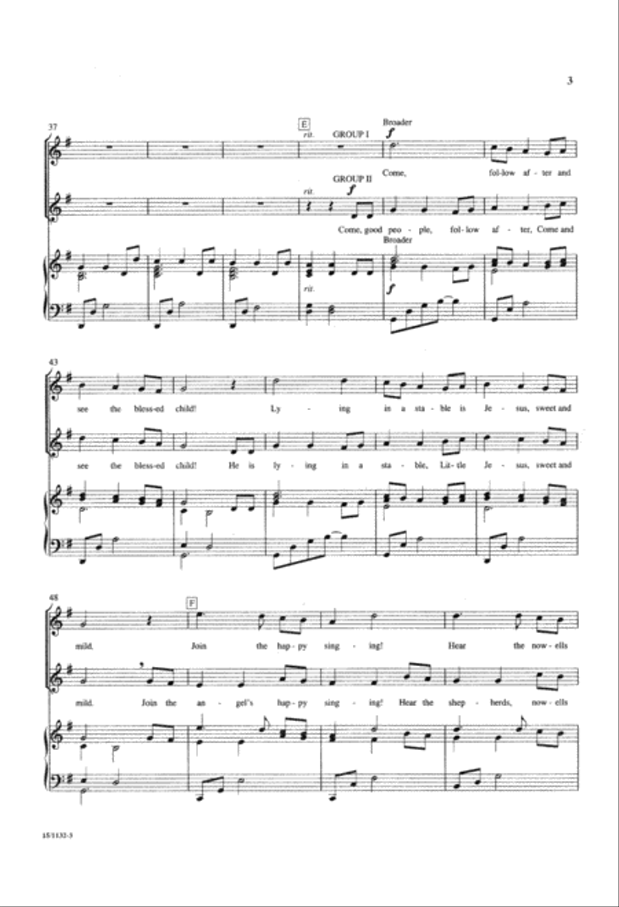 He Is Born 2-Part scores gallery preview page 4
