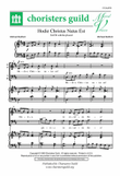 Hodie Christus Natus Est SATB