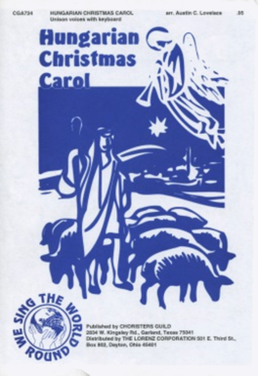 Hungarian Christmas Carol Unison Choir scores gallery preview page 1