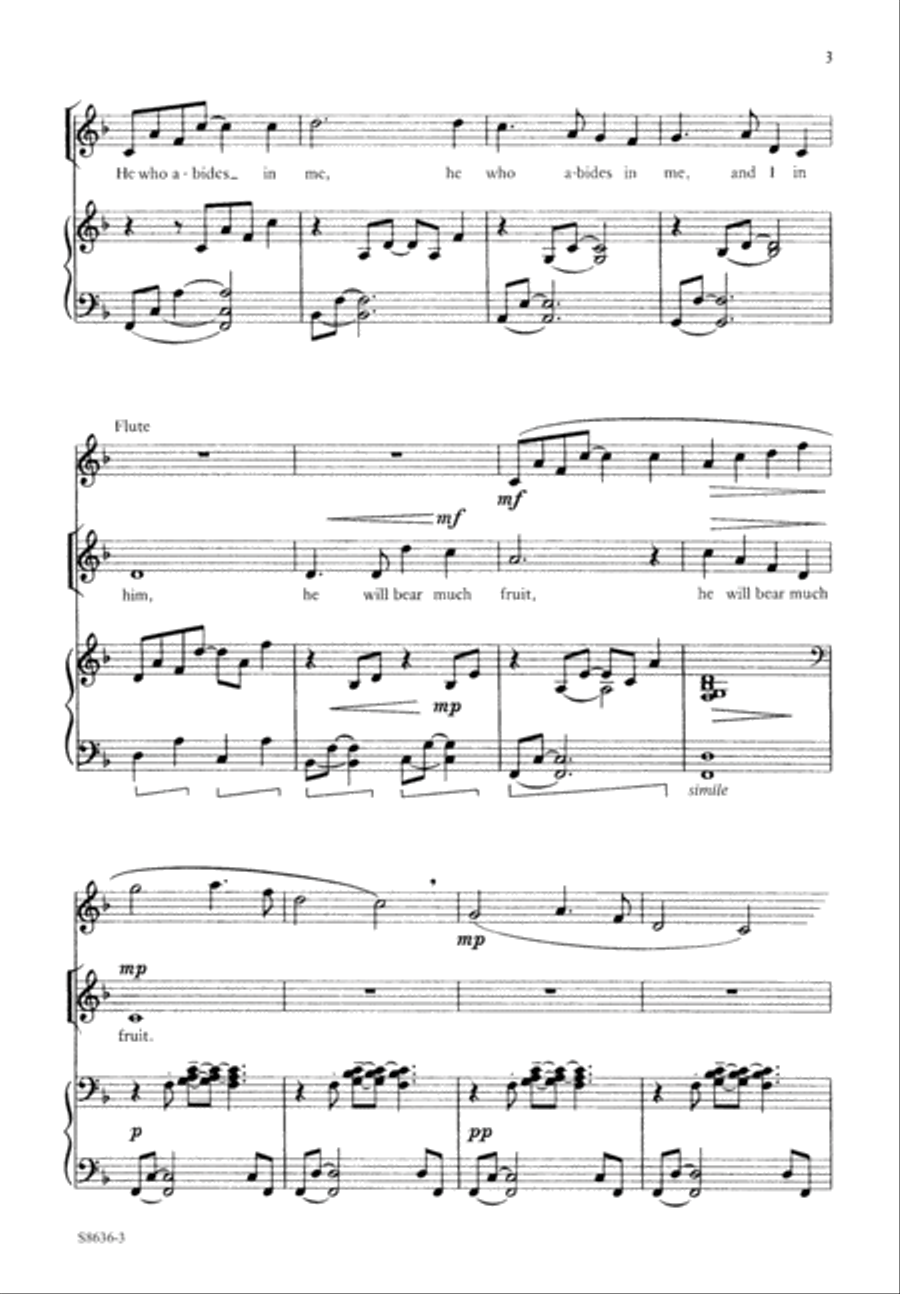 I am the Vine I am the Vine Unison Choir scores gallery preview page 4