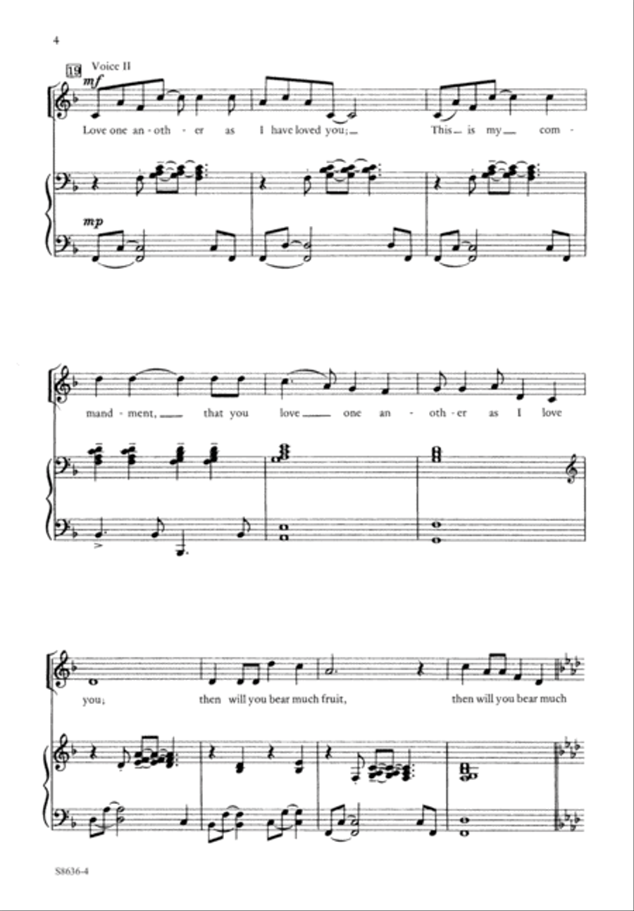 I am the Vine I am the Vine Unison Choir scores gallery preview page 5
