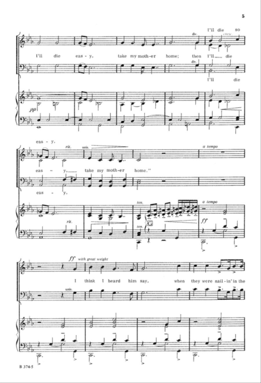 I Think I Heard Him Say I Think I Heard Him Say 4-Part scores gallery preview page 6