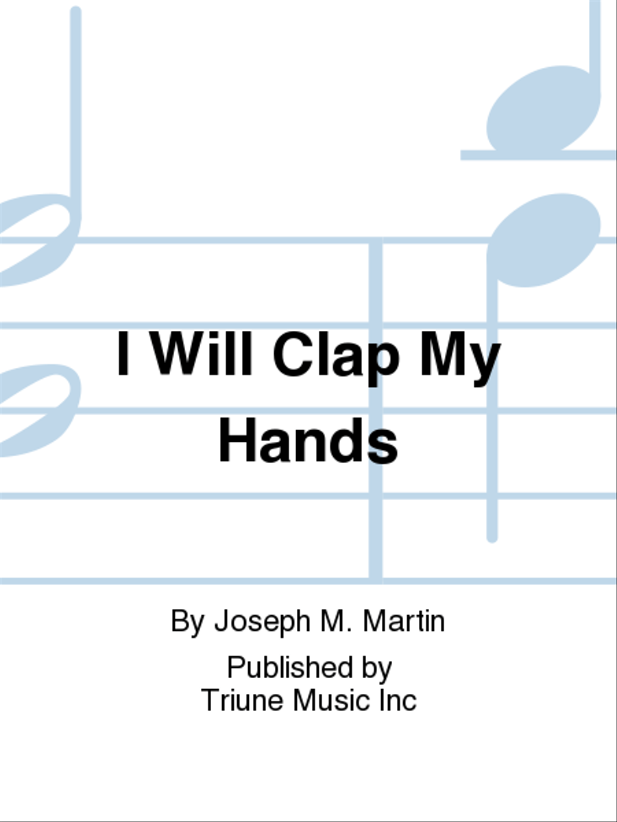I Will Clap My Hands 2-Part scores gallery preview page 1