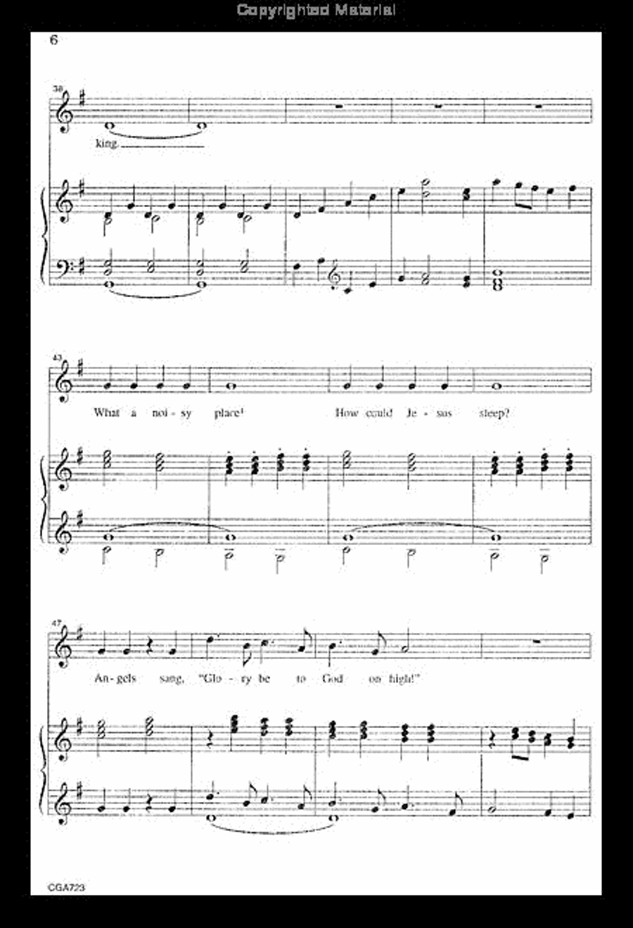 If I'd Been There Unison Choir scores gallery preview page 5