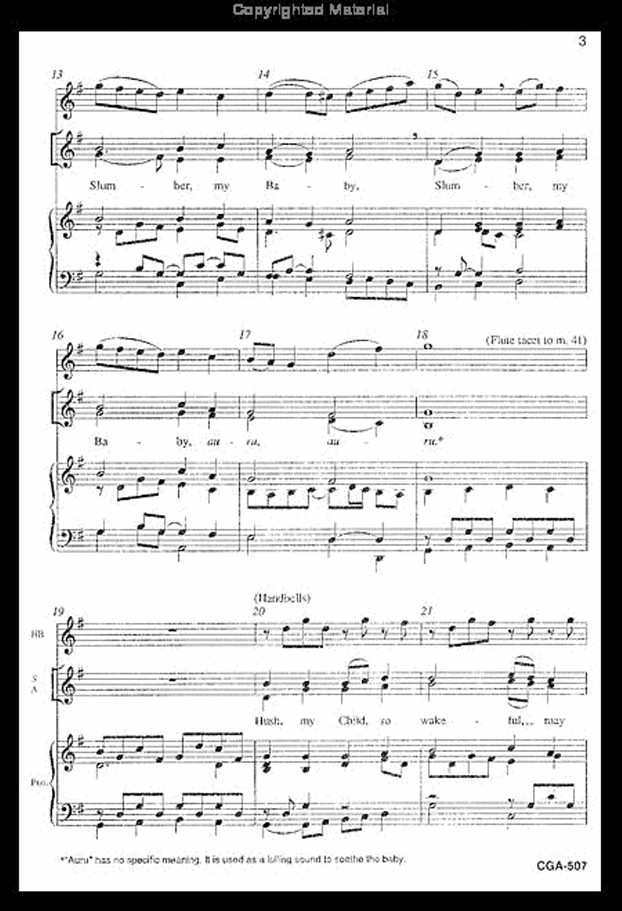 In a Tiny Manger In a Tiny Manger 2-Part scores gallery preview page 4