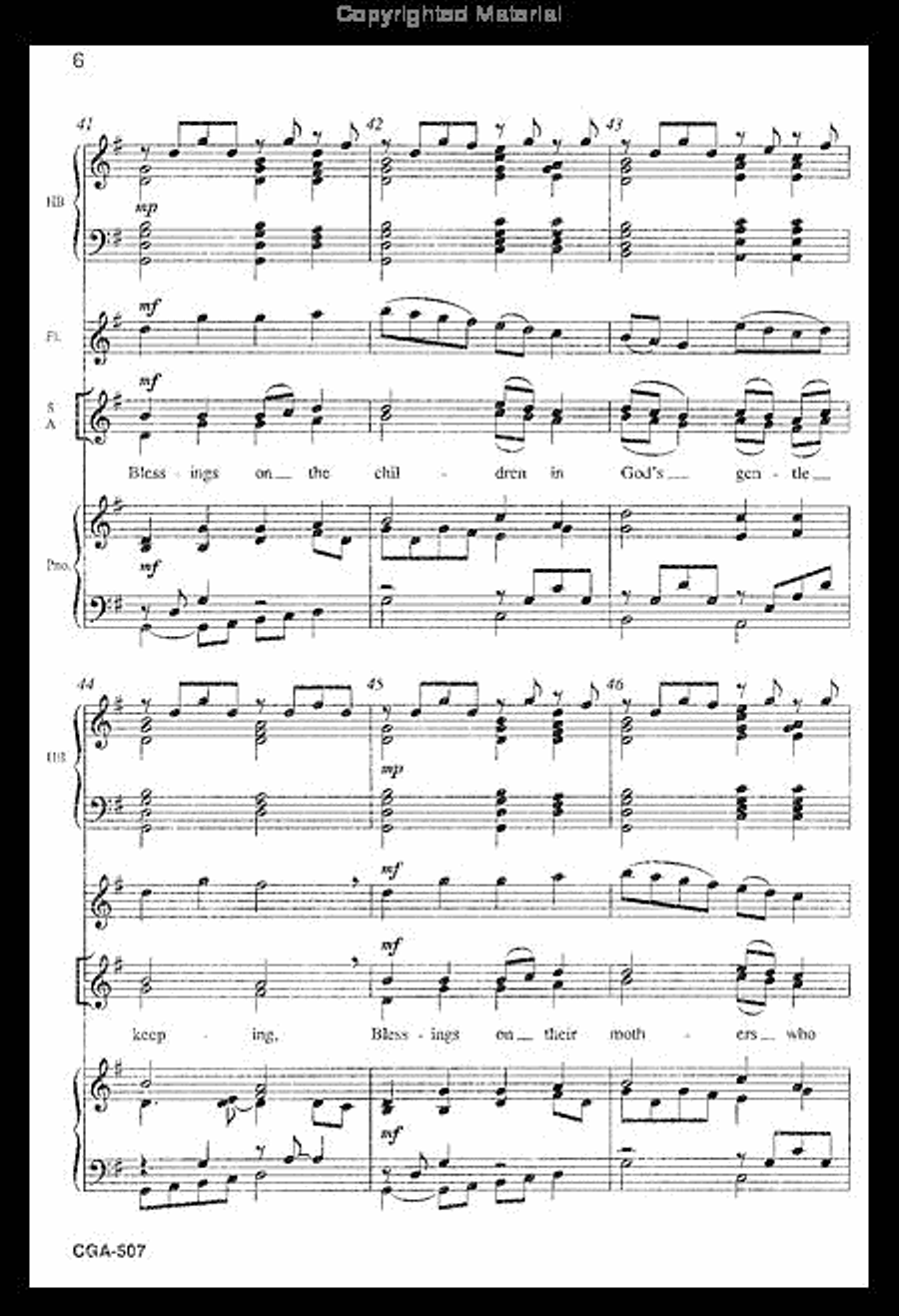 In a Tiny Manger In a Tiny Manger 2-Part scores gallery preview page 7