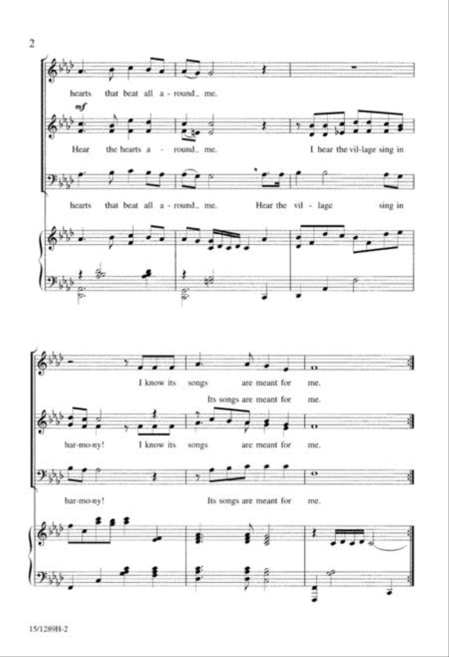 It Takes a Village to Raise a Child 3-Part scores gallery preview page 2