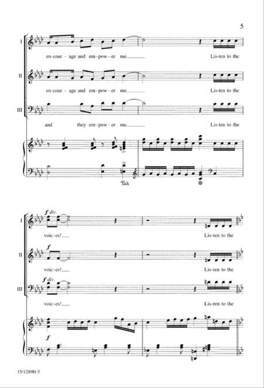 It Takes a Village to Raise a Child 3-Part scores gallery preview page 5
