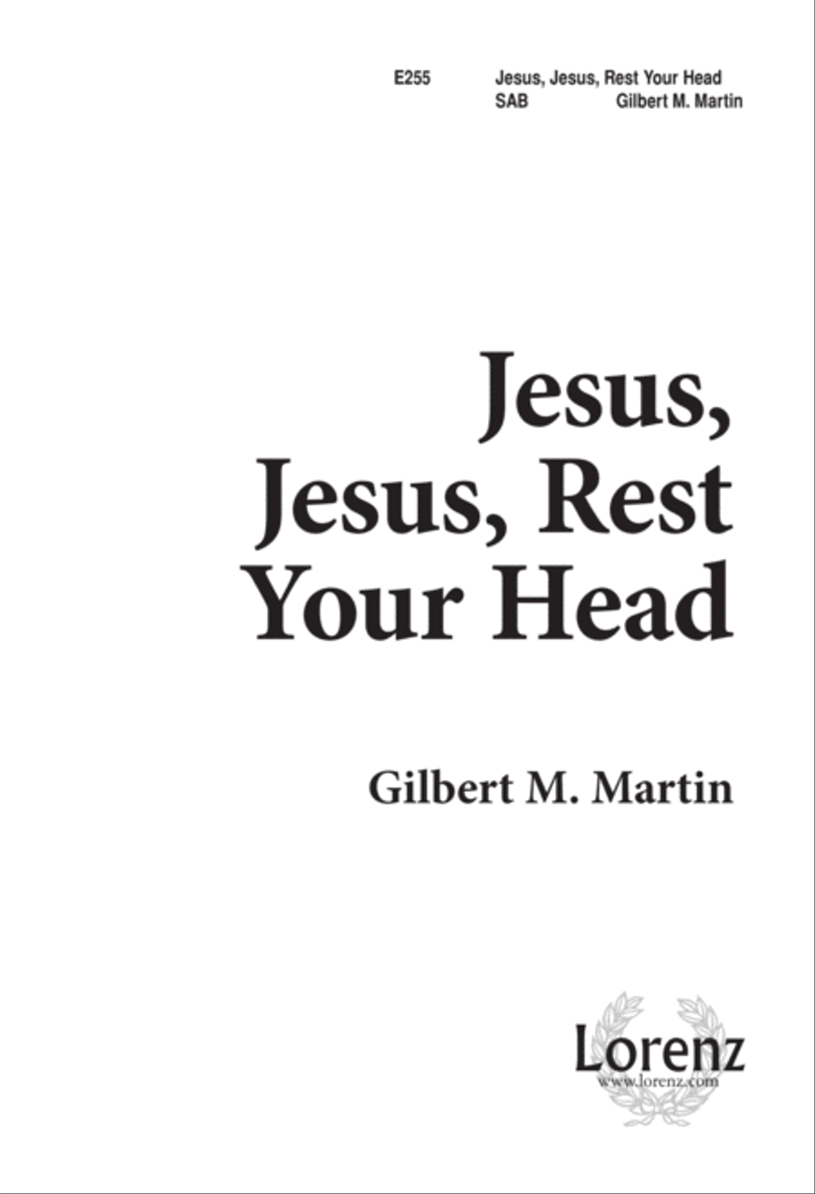 Jesus, Jesus, Rest Your Head 3-Part scores gallery preview page 2