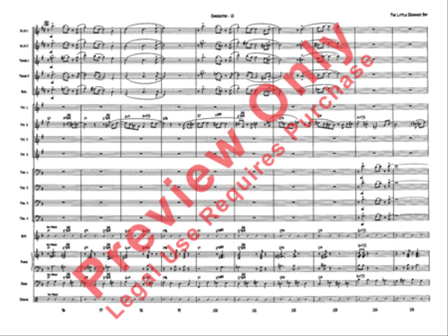 The Little Drummer Boy The Little Drummer Boy Jazz Ensemble scores gallery preview page 13