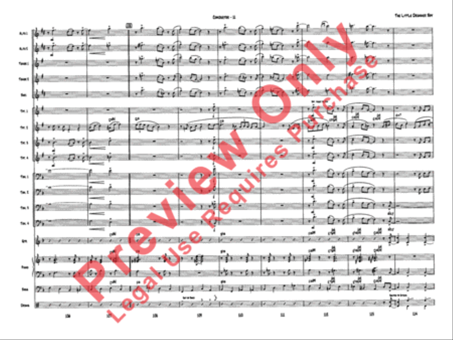 The Little Drummer Boy The Little Drummer Boy Jazz Ensemble scores gallery preview page 14