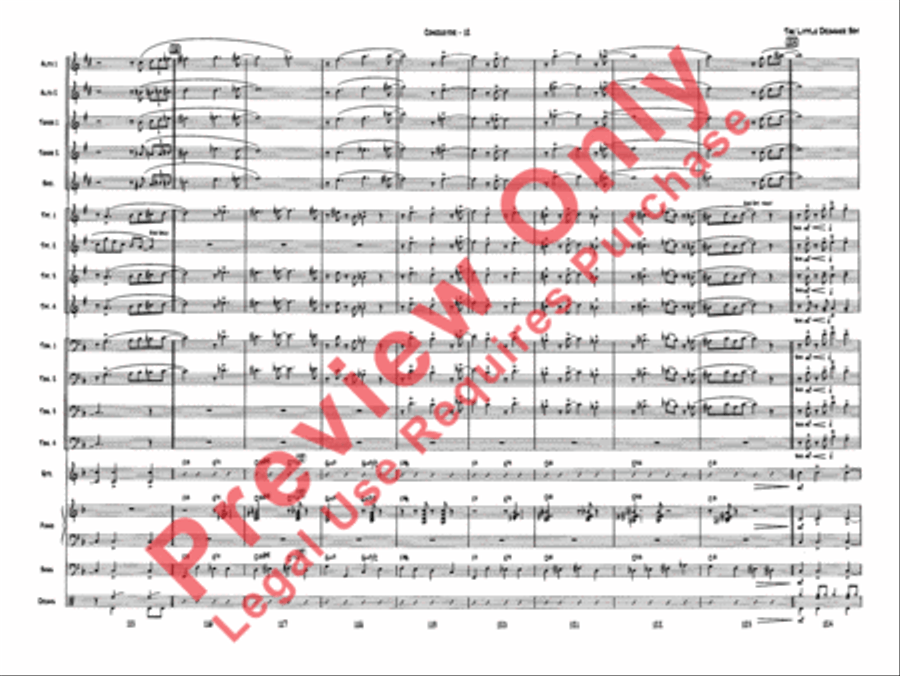 The Little Drummer Boy The Little Drummer Boy Jazz Ensemble scores gallery preview page 15