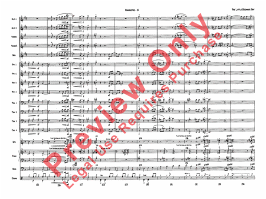 The Little Drummer Boy The Little Drummer Boy Jazz Ensemble scores gallery preview page 16
