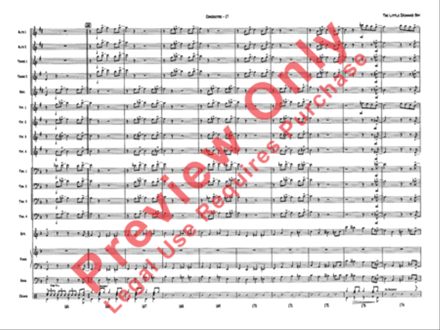 The Little Drummer Boy The Little Drummer Boy Jazz Ensemble scores gallery preview page 20