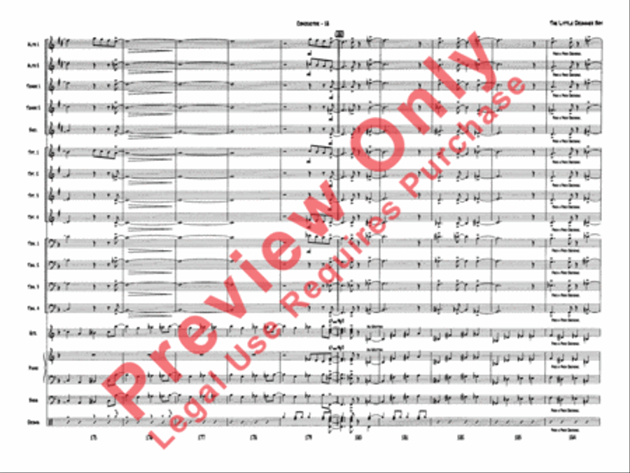 The Little Drummer Boy The Little Drummer Boy Jazz Ensemble scores gallery preview page 21