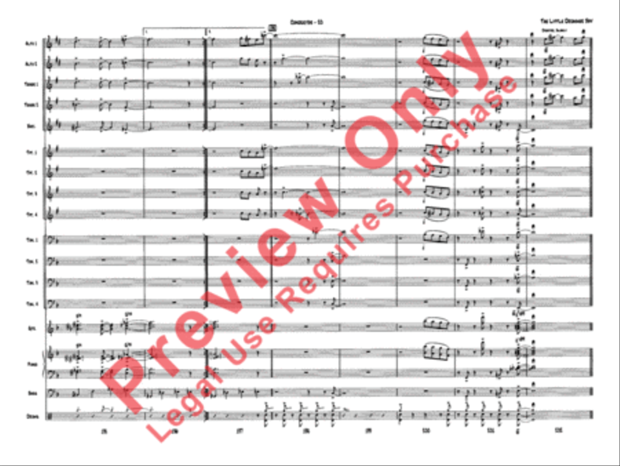 The Little Drummer Boy The Little Drummer Boy Jazz Ensemble scores gallery preview page 23