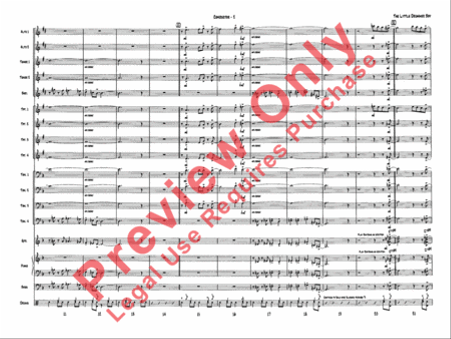 The Little Drummer Boy The Little Drummer Boy Jazz Ensemble scores gallery preview page 5