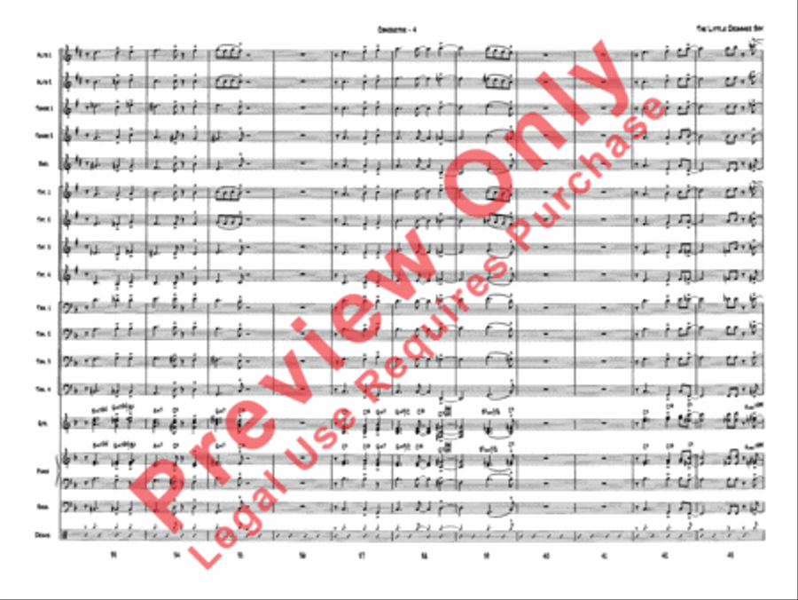 The Little Drummer Boy The Little Drummer Boy Jazz Ensemble scores gallery preview page 7