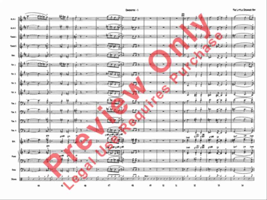 The Little Drummer Boy The Little Drummer Boy Jazz Ensemble scores gallery preview page 8