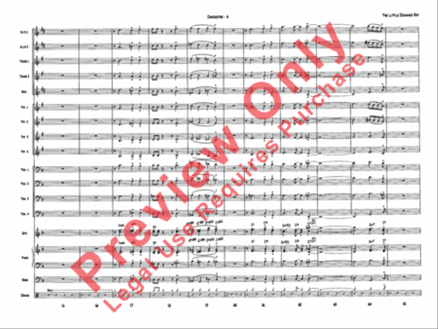 The Little Drummer Boy The Little Drummer Boy Jazz Ensemble scores gallery preview page 9
