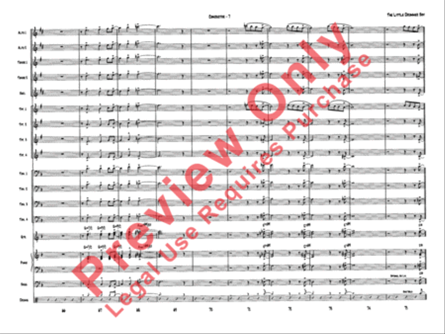The Little Drummer Boy The Little Drummer Boy Jazz Ensemble scores gallery preview page 10