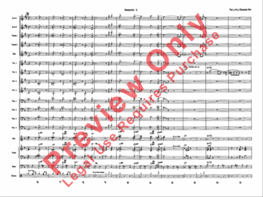The Little Drummer Boy The Little Drummer Boy Jazz Ensemble scores gallery preview page 11
