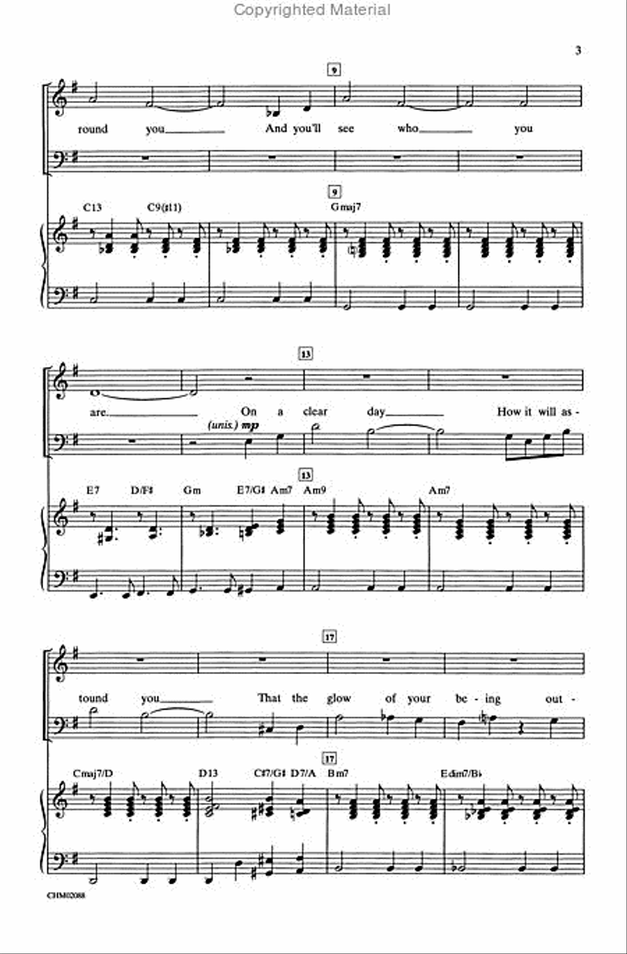 On a Clear Day On a Clear Day 4-Part scores gallery preview page 3