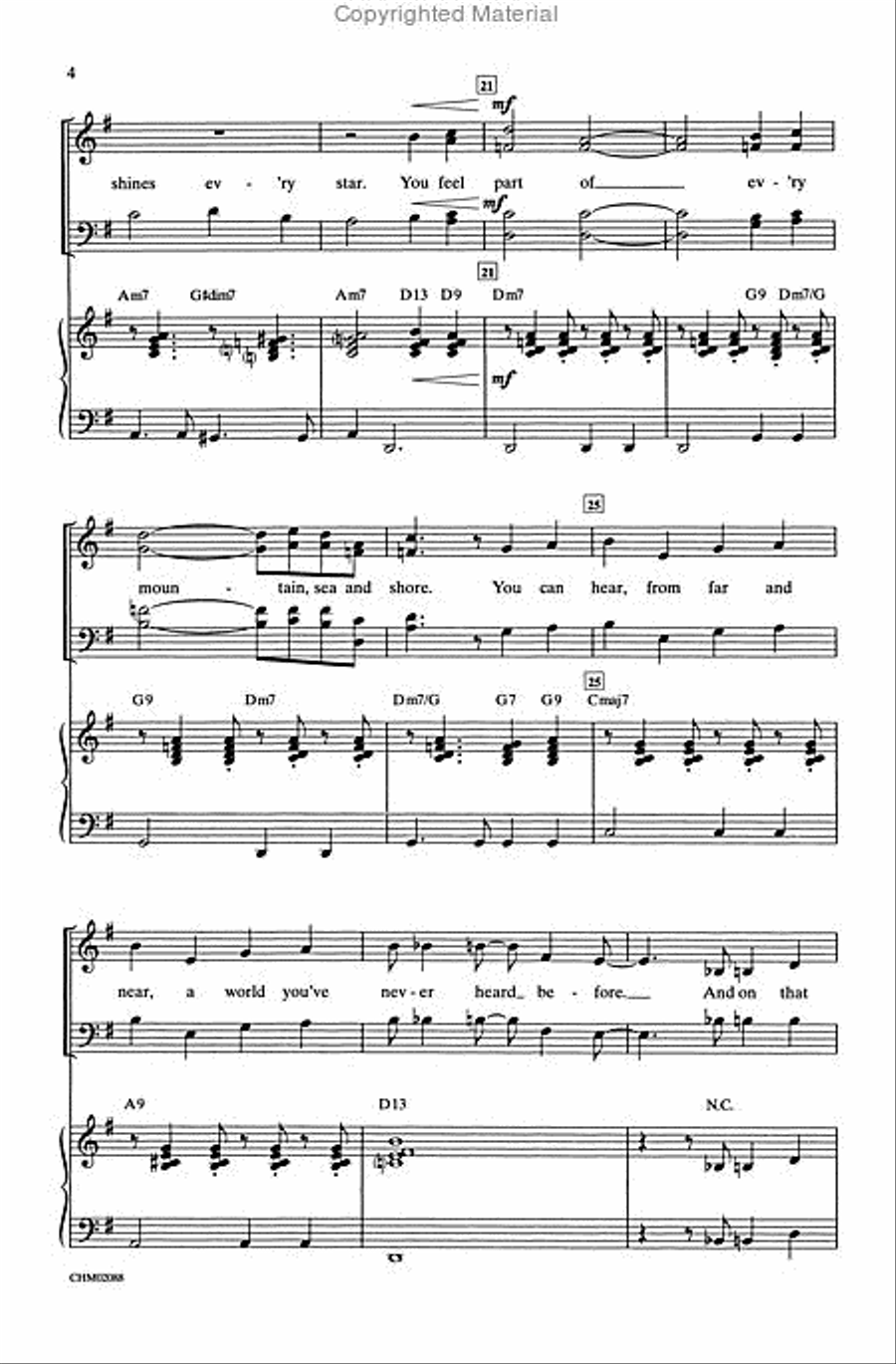 On a Clear Day On a Clear Day 4-Part scores gallery preview page 4