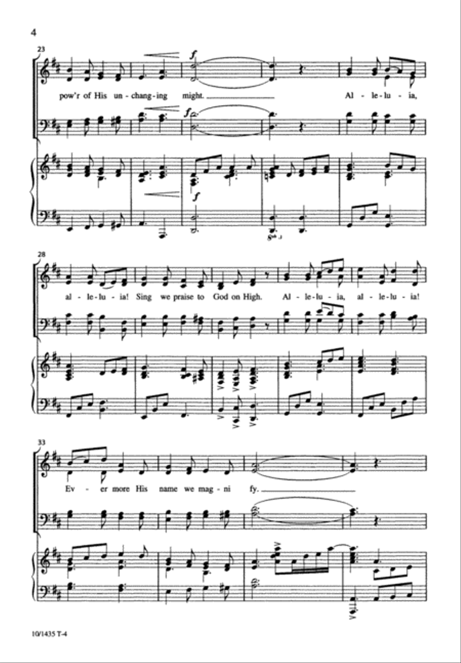Lift up Your Voice with Singing 4-Part scores gallery preview page 5