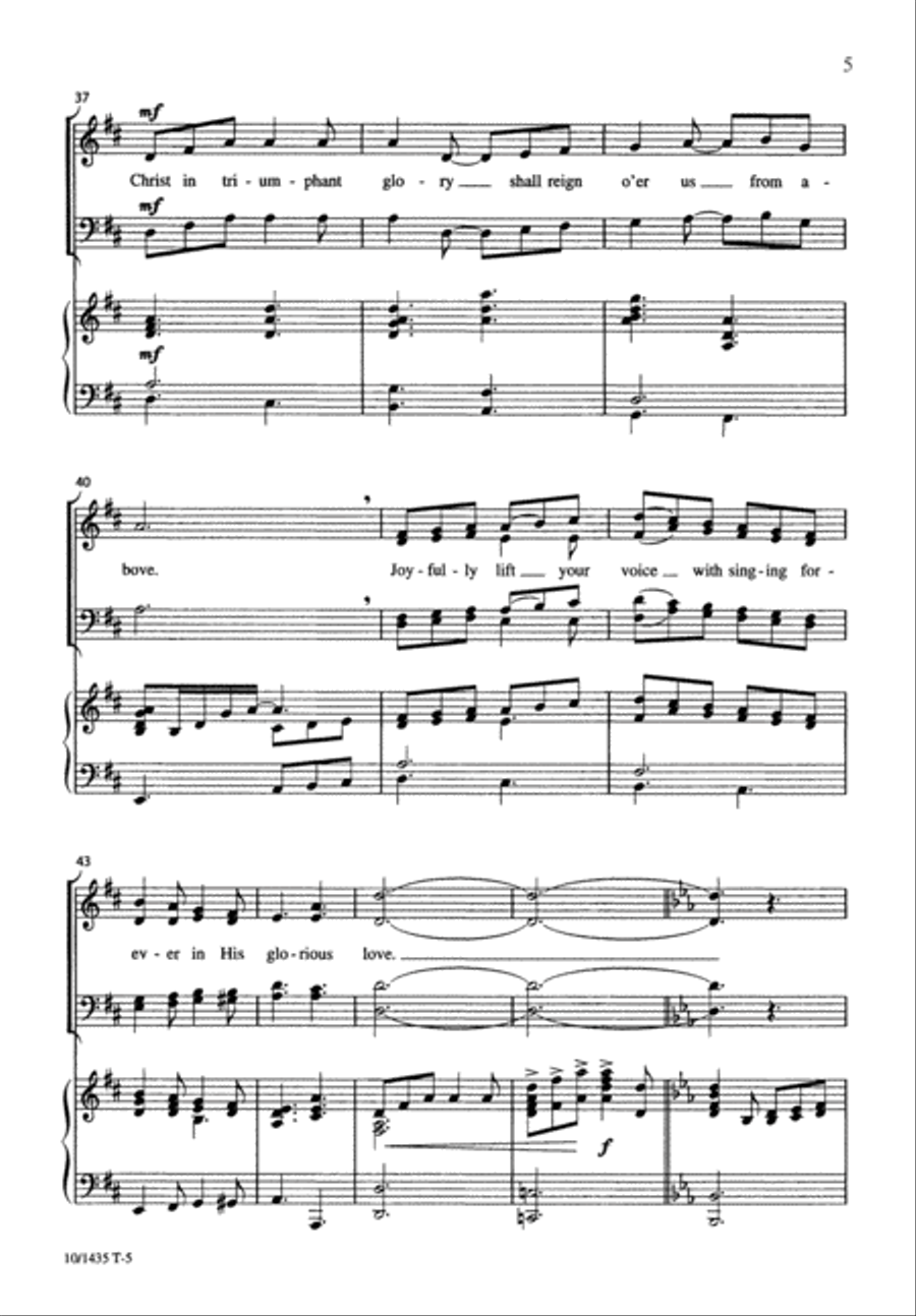 Lift up Your Voice with Singing 4-Part scores gallery preview page 6