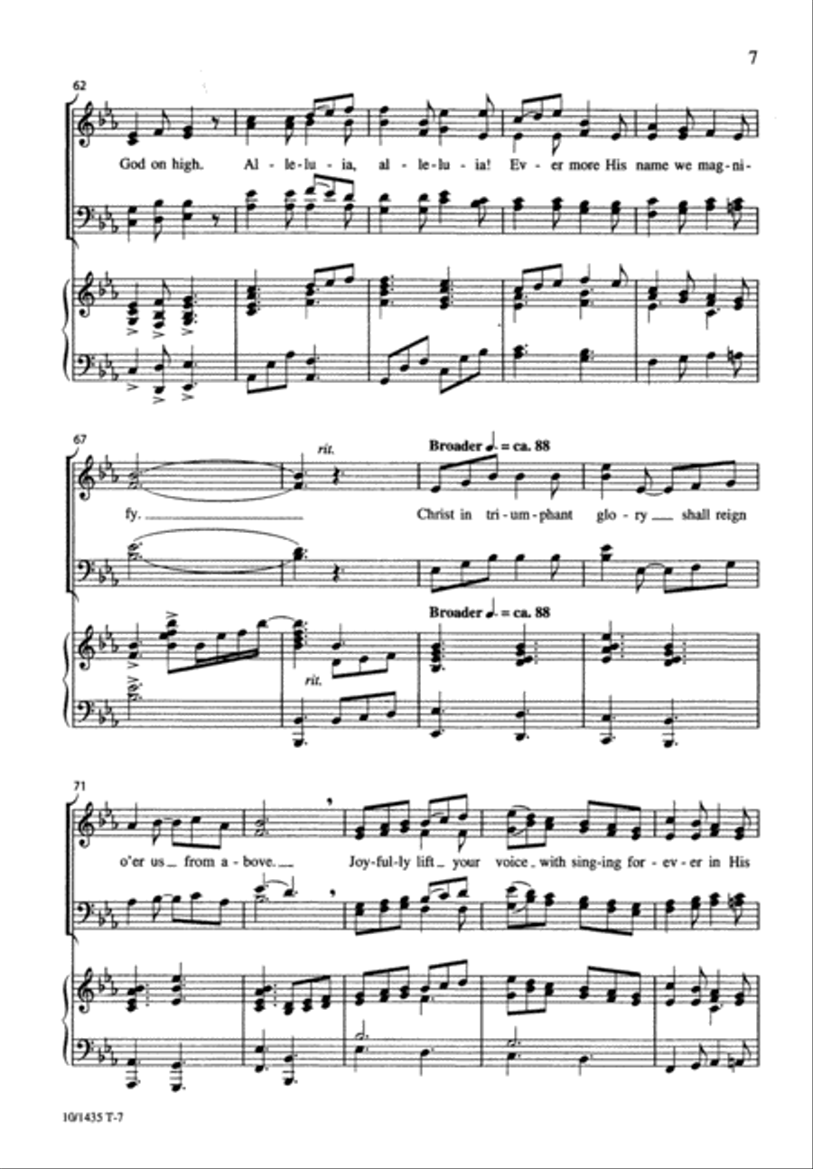 Lift up Your Voice with Singing 4-Part scores gallery preview page 8